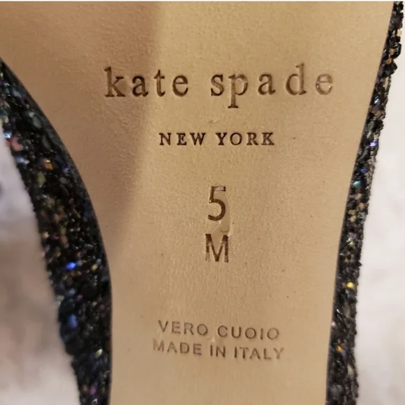 NWT - Kate Spade ♠️ Olly Too Midnight Confetti Glitter Boots - Picture 8 of 16